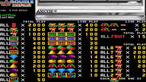 Play <b>Fruit Bonus 2000 + New Cherry 2000 (Version 4.4E Dual)</b> Online